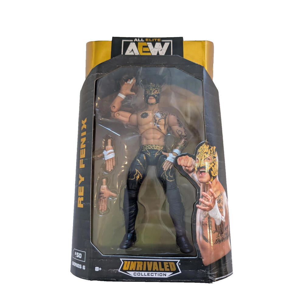 Jazwares AEW Unrivaled Series 6 #50 Rey Fenix Action Figure NIB